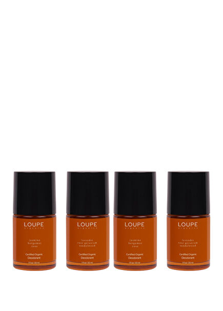Mini Deo Organic Unisex Roll On Set of 4 30 ml