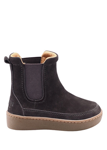 Ojeh Dark Brown Unisex Kids Leather Boots