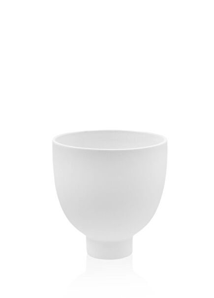 Pure Beyaz Dekoratif Seramik Vazo