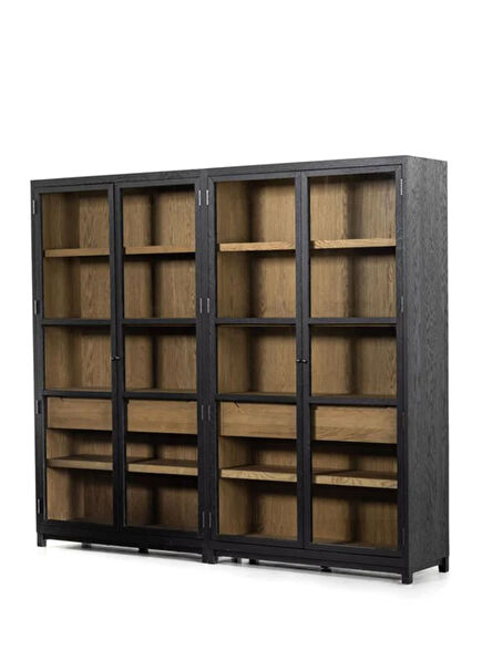Curvas Wooden Buffet Bookcase