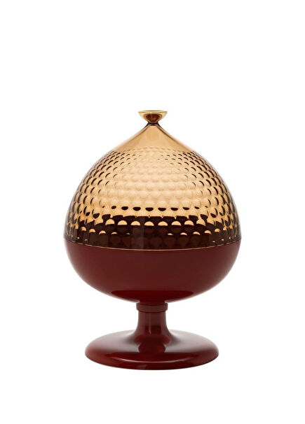 Pumo Amber Decorative Box with Lid
