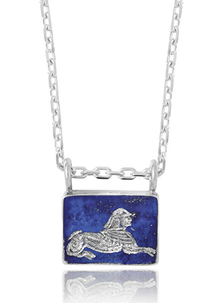 Sphinx 925 Sterling Silver Unisex Necklace