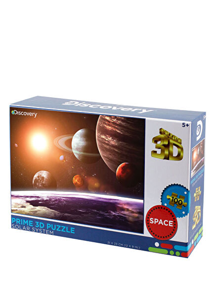 Discovery Solar System 100 Piece 3D Puzzle
