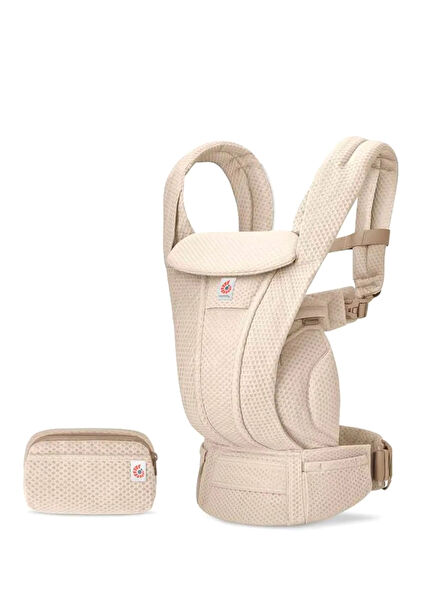 Omni Deluxe Mesh Natural Beige Ergonomic 0-4 year old Kangaroo with 4 different Carrying Positions