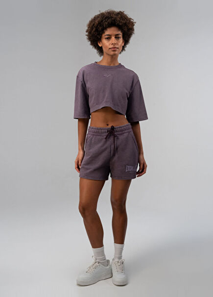 Bronx 1910 Mor Spor Kadın Şort