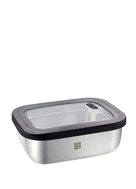 Provido Silver Steel Food Storage Container