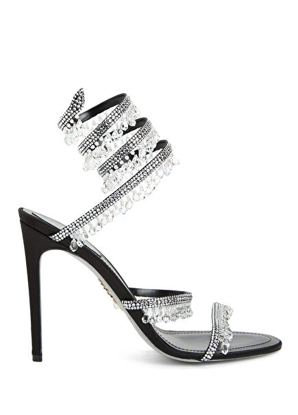 Siyah Silver Kadın Sandalet