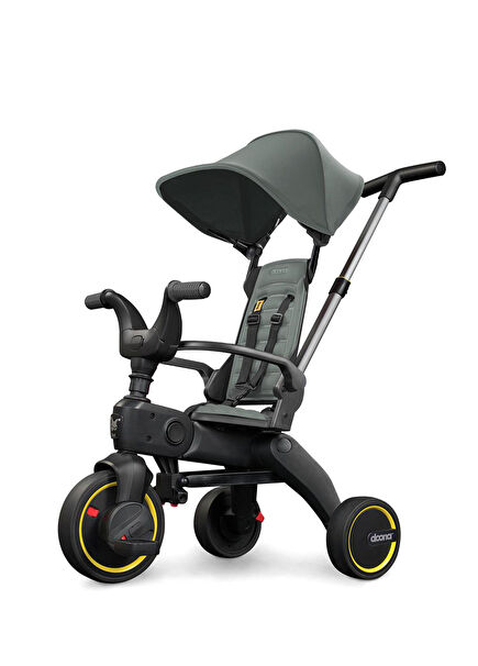 Liki Trike S1 Slate Green Tek Parça Katlanır 3 Tekerlekli Bebek Bisikleti 
