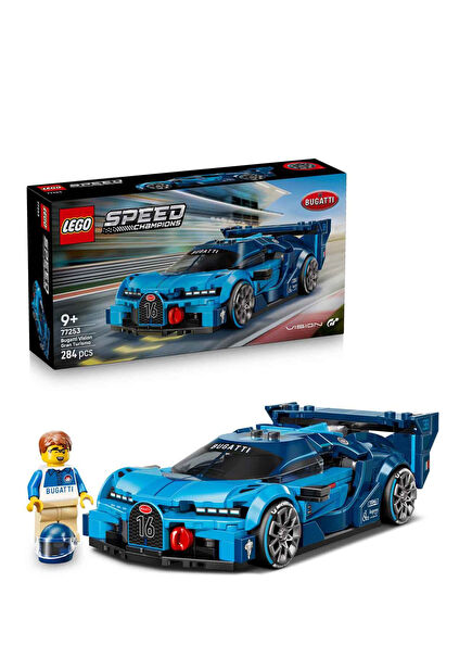 Speed Champions Bugatti Vision Gran Turismo Hiper 284 Parça 9+ Yaş Spor Araba Yapı Oyuncağı T01077253