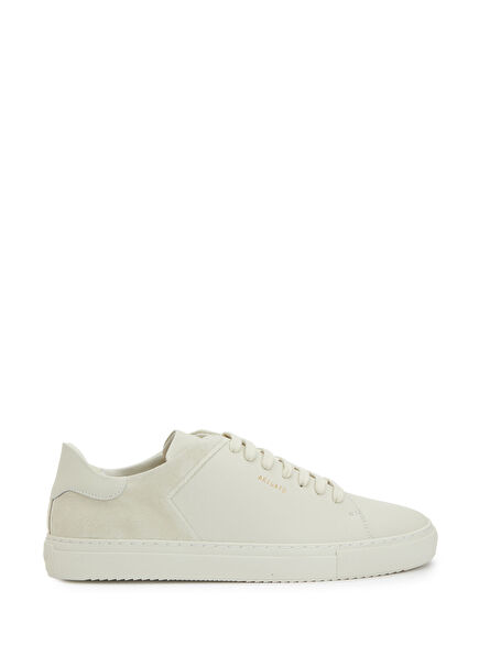 Krem Erkek Deri Sneaker