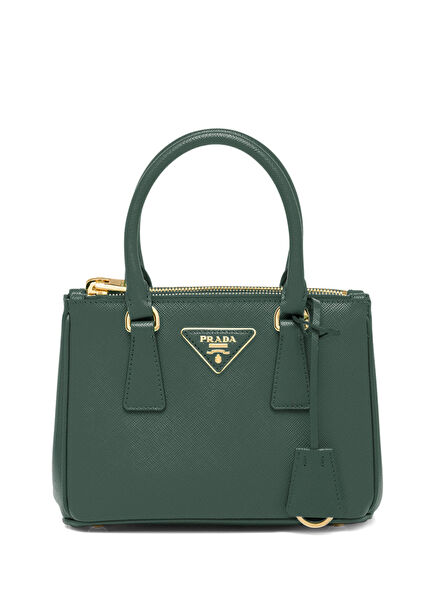 Galleria Saffiano Deri Yeşil Mini Kadın Omuz Çantası