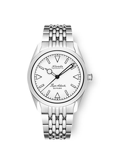 32065A04 Super Antarctic Automatic Metal Color Steel Men's Wristwatch