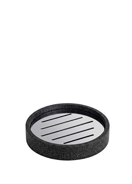 Siyah Krom Katı Sabunluk