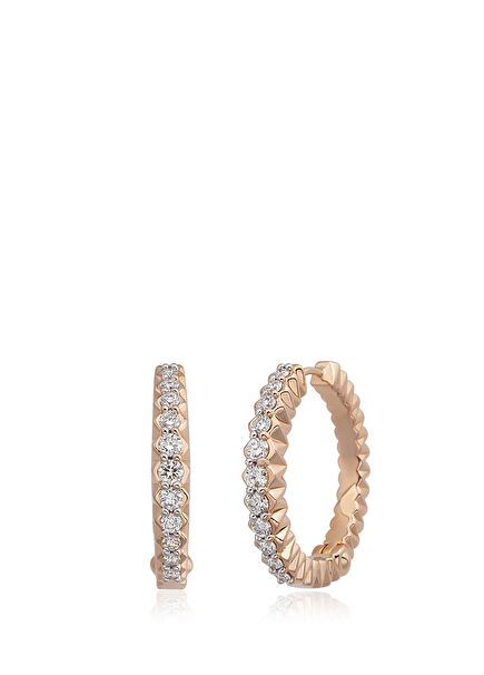 Women's Gold Earrings With Diamonds