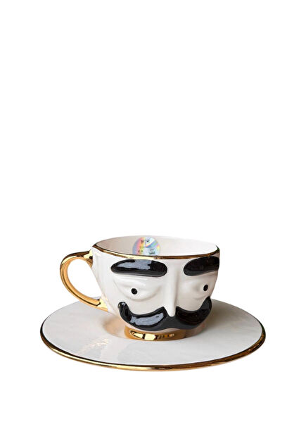 Hulusi Bey Black Ceramic Teacup
