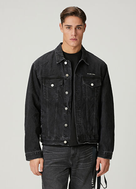 Backbone Black Denim Jacket