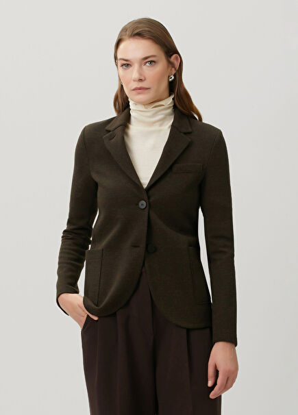 Brown Wool Blazer