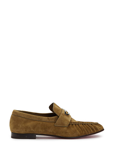 Mocallista Bronz Kadın Süet Loafer