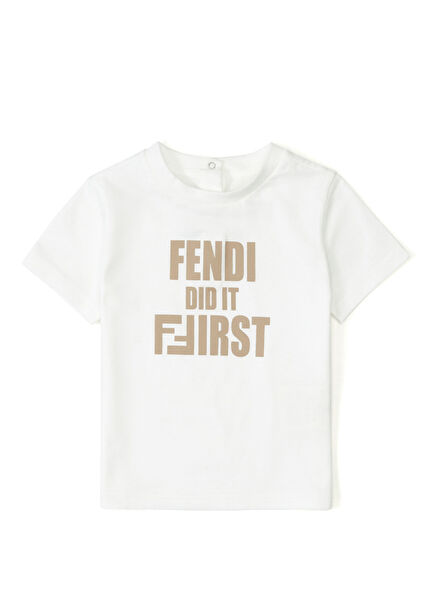 Coffee White Logo Unisex Baby T-Shirt