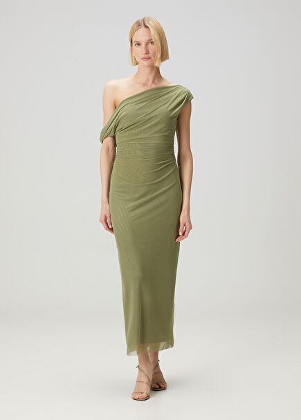 Drew Green Midi Dress