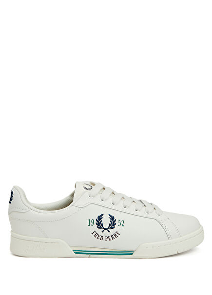 White Men's Leather Sneakers