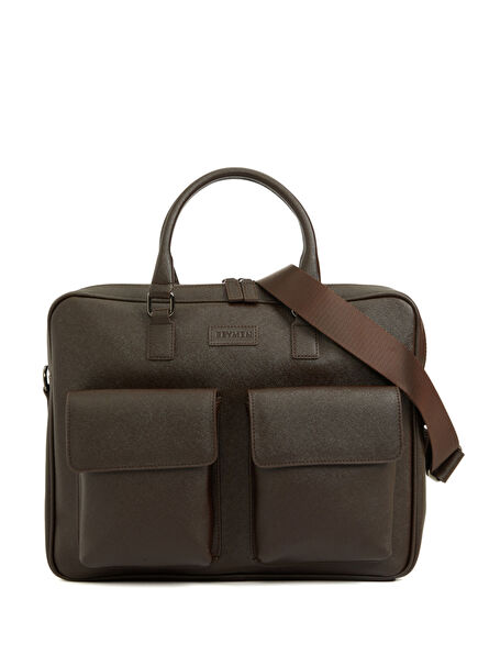 Brown Men's Laptop Bag