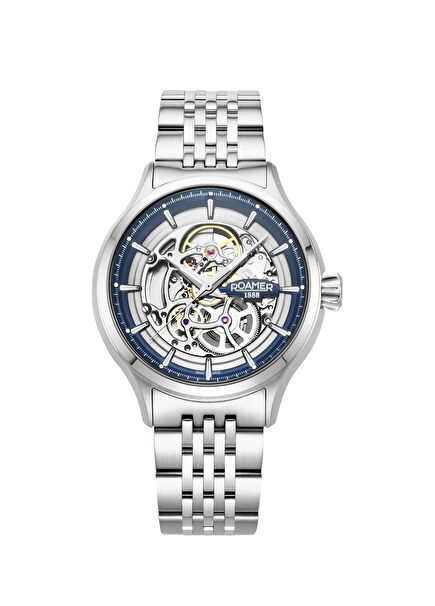 101984-41-45-10 Grey Steel Men's Wristwatch