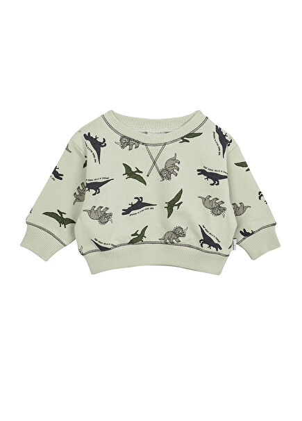 Dinazorların Macerası Erkek Bebek Sweatshirt