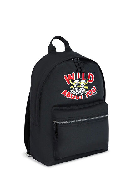 Wild Tiger Black Women's Backpack