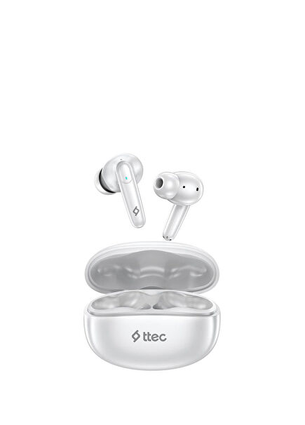 AirBeat Pro Gerçek Kablosuz Beyaz TWS Kulak İçi Bluetooth Kulaklık 2KM167