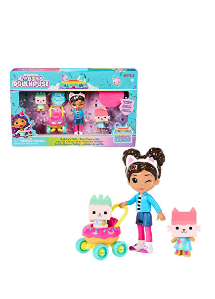 Dollhouse Kedi Bakım Figür Oyuncak Seti