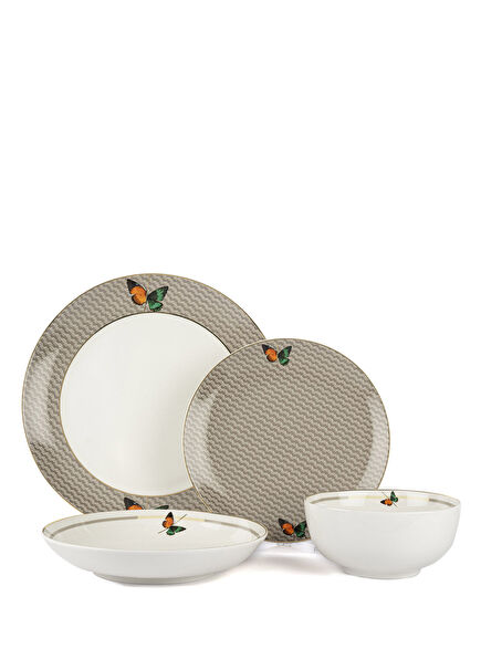 Bony Porselen 24 Parça Yemek Takımı