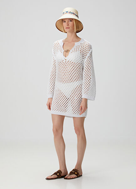 White Mini Beach Dress