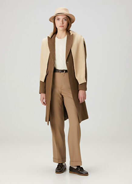 Brown Wool Coat