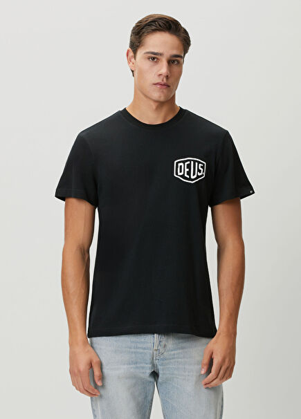 Milano Address Siyah Organik Pamuk T-shirt