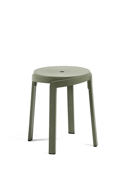Stack Green Mini Garden Stool