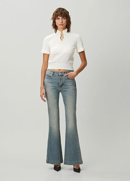 Mavi Flared Jean Pantolon