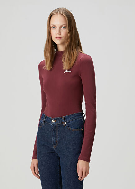 Alba Burgundy Blouse