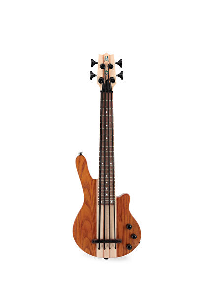 MEB1PRO-TBR Electric Bass Transparent Brown Ukulele
