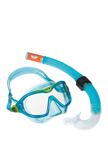 Combo Mix Turquoise Kids Mask Snorkel Kit