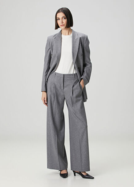 Regular Fit Gri Pantolon