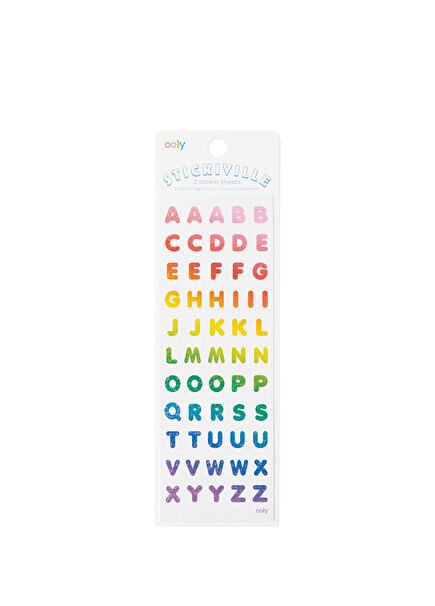 Rainbow Letters Stickiville Sticker Set