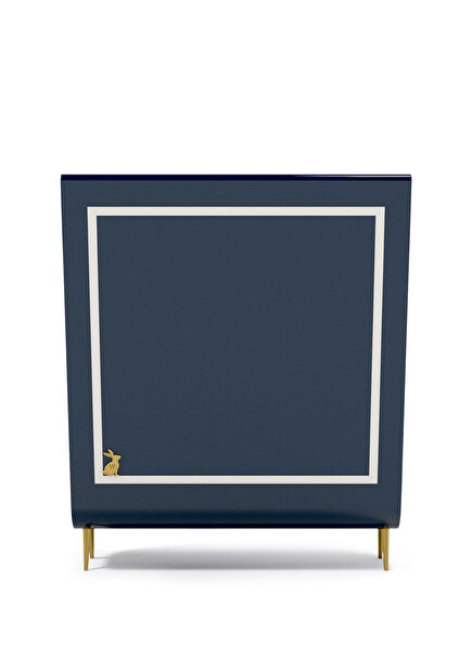 Lacivet Beyaz Ahşap Dergilik