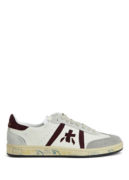 Bonnie Beyaz Erkek Deri Sneaker