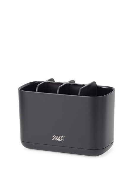 EasyStore Matte Black Large Toothbrush Container