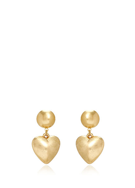 Heart-Shaped Women's Dangle Earrings