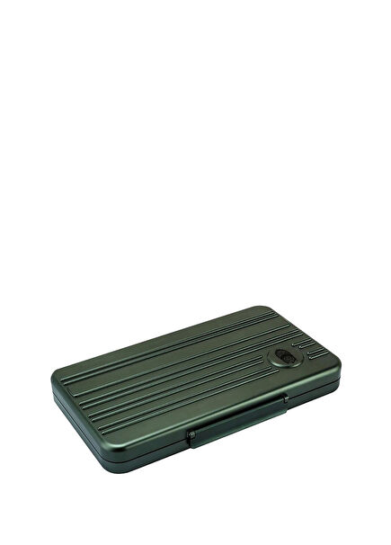 Special Edt. Yeşil Alüminyum 5'li Slim Puro Taşıma Çantası