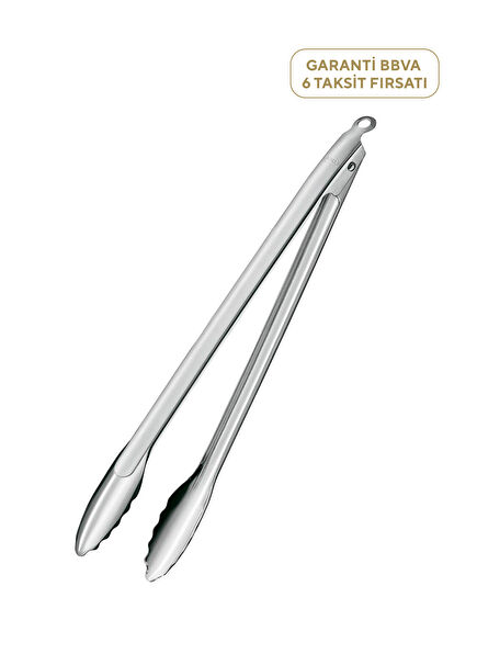 Gourmet Stainless Steel Lockable Tongs 40 cm