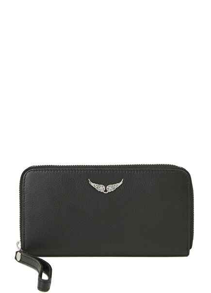 Compagnon Black Women's Leather Wallet