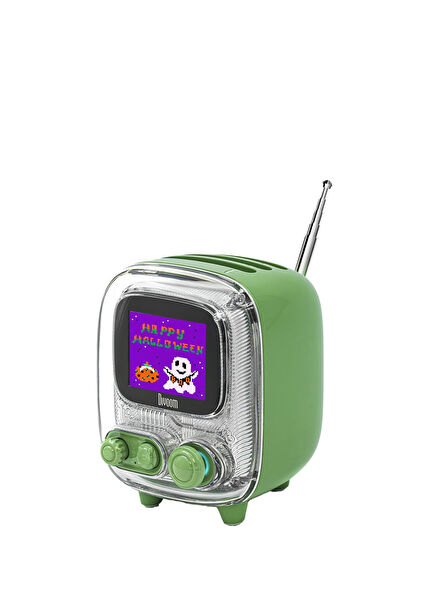 Tiivoo-2 Green Mini Bluetooth Speaker with FM Radio